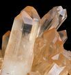 Tangerine Quartz Crystal Cluster - Madagascar #58831-3